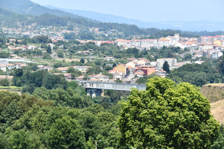 aerial view of the city, photo as a background, digital image