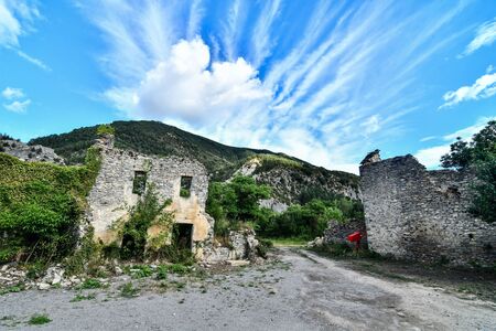 ruins of old castle, photo as a background, digital imageの写真素材