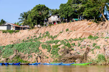 village in thailand, digital photo picture as a backgroundの写真素材