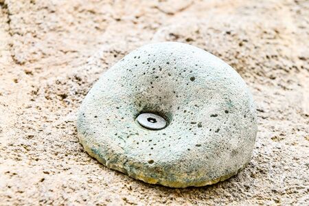 Close up shot of the equipment use for Wall Climbing, baclgroundの写真素材