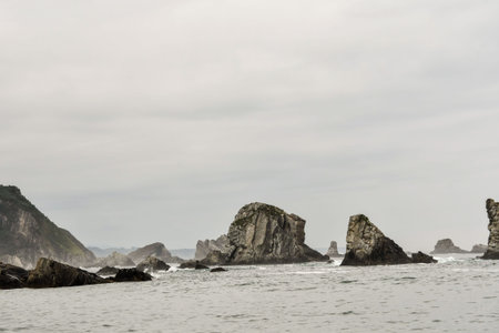 rock on the beach, photo as a background, digital image