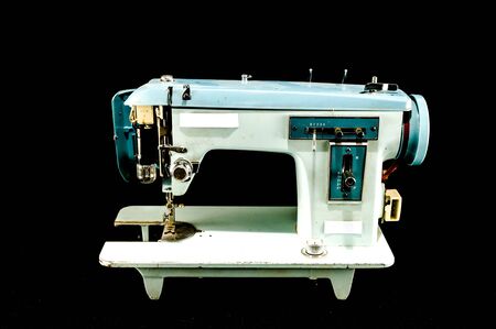 Photo Picture of an Old Vintage Sewing Machineの写真素材