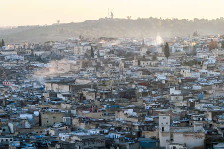 View of Medina in fes morocco, photo as backgroundの写真素材