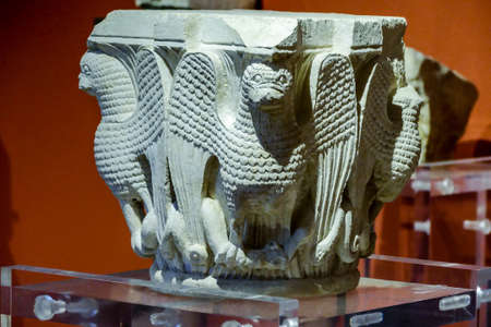 San Clemente abbey church ruins Abruzzo region Italyの写真素材