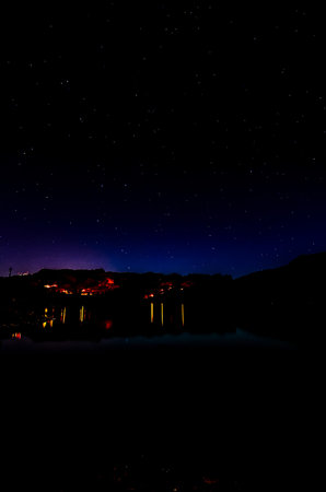 Night Sky Picture Darkness Planets and Stars