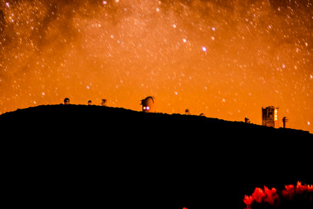 Night Sky Picture Darkness Planets and Starsの写真素材