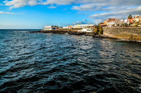 Sea Village at the Spanish Canary Islands.の写真素材