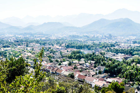 aerial view of the city, beautiful photo digital pictureの写真素材