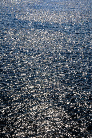 Blue Water Waves Texture on the Atlantic Oceanの写真素材