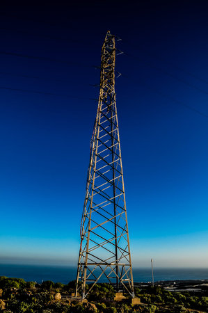 Power Plant Renewable Energy Wind Turbines and Solar Panels