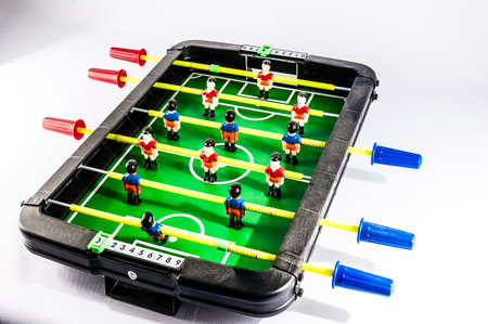 Classic Colored Plastic Foosball Toy Gameの写真素材