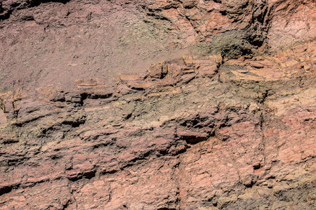 Dry Lava Basaltic Rock Stone Texture Backgroundの写真素材