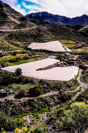 Big Valley in Gran Canaria, Canary Islands, Spainの写真素材