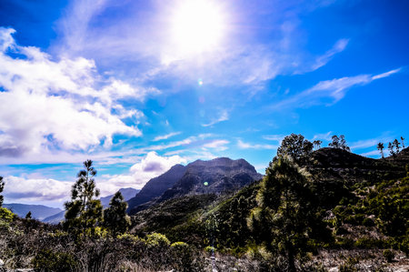 Big Valley in Gran Canaria, Canary Islands, Spainの写真素材