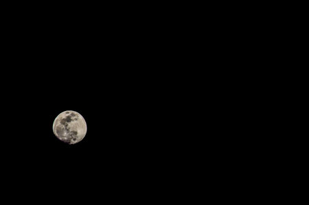 Moon Closeup Showing the Details of Lunar Surface.の写真素材