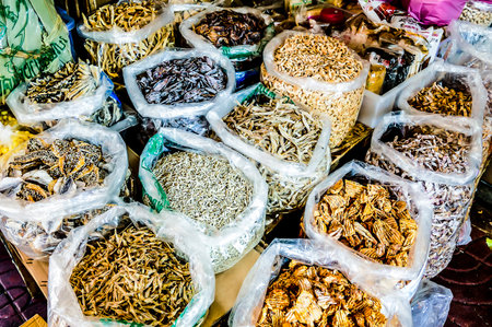 Beautiful photo of Thai Food in Bangkok Cityの写真素材