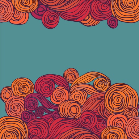 vector  abstract hand-drawn patternのイラスト素材