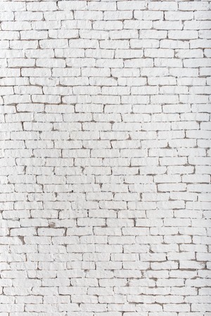 high resolution white brick wall and floor textured background.の写真素材