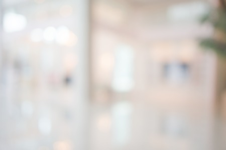 Store, shopping mall abstract defocused blurred backgroundの写真素材