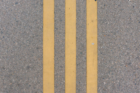 Lines on the road Pedestrian pathway Road marking straight lines.