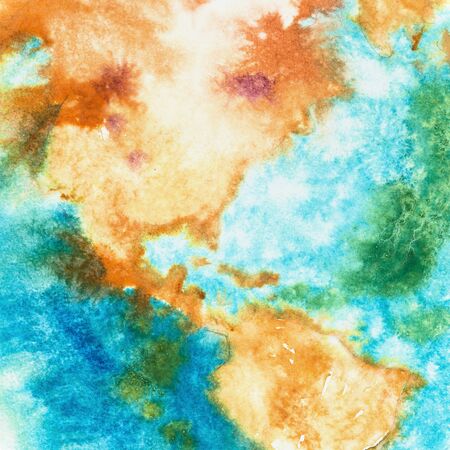 Map of North and South America, Latin and central Americaの写真素材