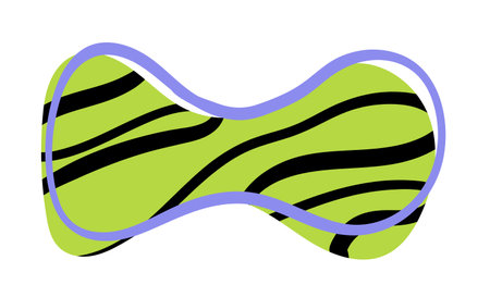 Abstract doodle element. Hand drawn simple stylized figureのイラスト素材