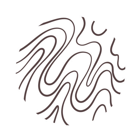 Pattern ornament texture in circleのイラスト素材