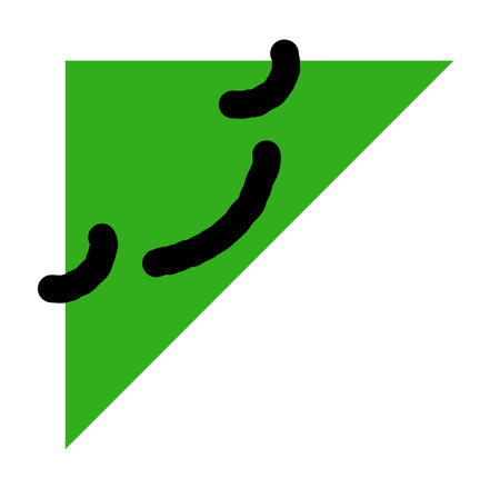 Triangle geometric figure vector illustrationのイラスト素材