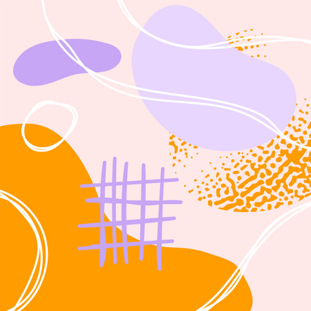 Abstract hand drawn background vector illustrationのイラスト素材