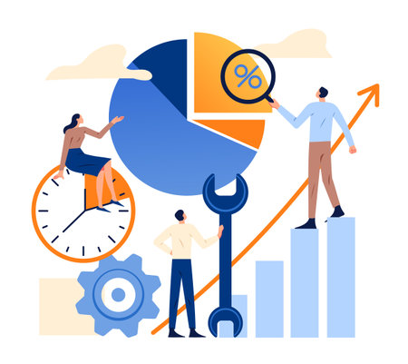 Workflow analysis setup and optimizationのイラスト素材