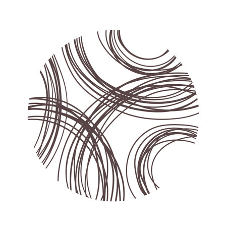 Pattern ornament texture in circleのイラスト素材