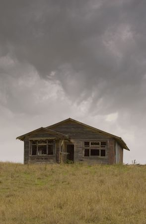 An old house on the road between Waipawa and Hastings, Hawke's Bay, New Zealandの写真素材