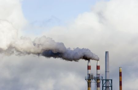 Fertilizer plant in Napier, Hawke's Bay, New Zealandの写真素材