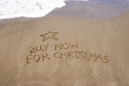 Buy Now for Christmas. A Summer Christmas in the Southern Hemisphere.の写真素材