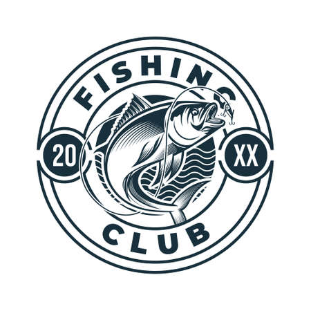 illustration of fishing with hook and loose bait and stringのイラスト素材