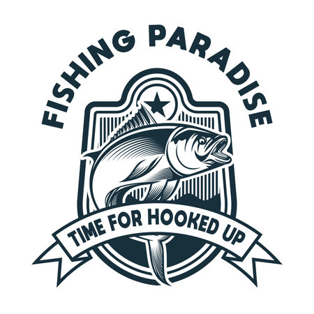 illustration of fishing with hook and loose bait and stringのイラスト素材