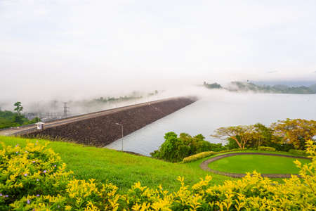 Rajjaprabha Dam (Cheow Lan Lake) at Suratthani Thailandの写真素材