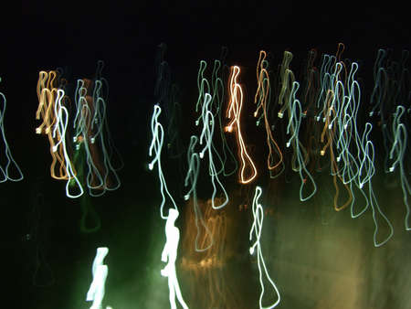 Light Lines, Blurred backgroundの写真素材