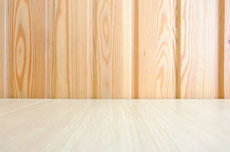 Wood plank wallの写真素材