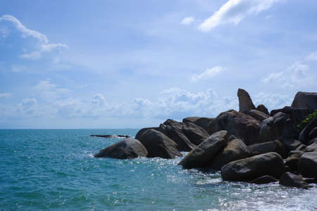 Hinta-Hinyai, Samui island View point at Surat Thani Province, Tropical beach seasideの写真素材