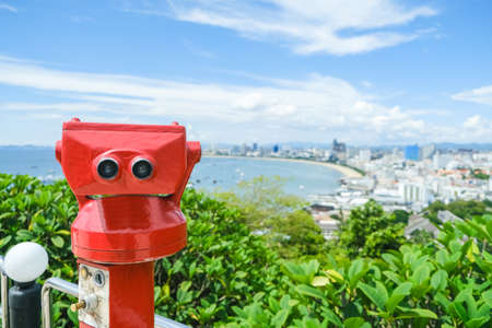 binocular for tourism see viewの写真素材