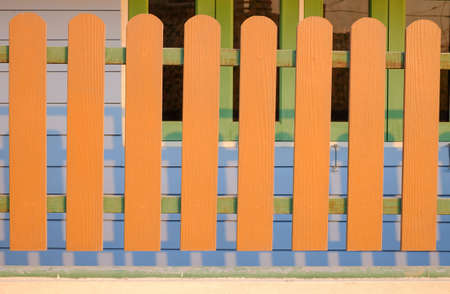 Wooden fence backgroundの写真素材