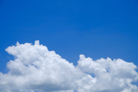 Blue sky and cloud for background