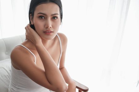 Portrait mini sexy asia woman