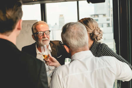 Business People Party Celebration Success after workingの写真素材