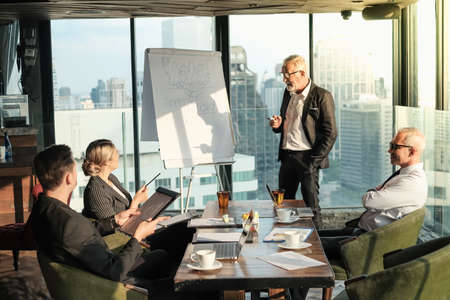 Business staff or personnel group meeting and teamwork successの写真素材