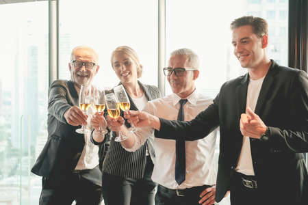 Business People Party Celebration Success after workingの写真素材