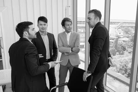 Business staff or personnel group meeting and teamwork successful in officeの写真素材