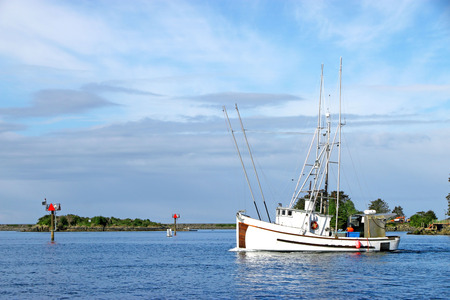 Sitka, Alaska - MAY 22: Fishing boat docked at fort Sitka, Alaska on May 22 2014.のeditorial素材