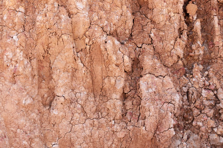 Abstract,background and texture of dry soil and stone with cracked